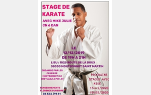 Stage avec Mike Julie à Montbonnot